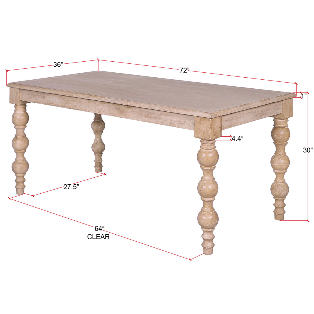 Jason Natural Rectangular Dining Table