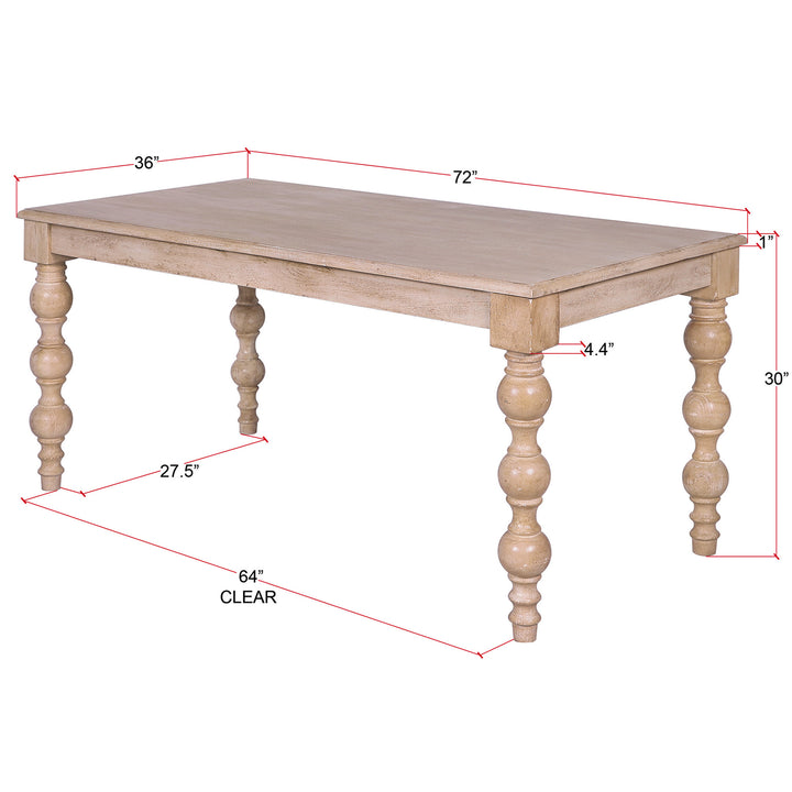 Jason Natural Rectangular Dining Table