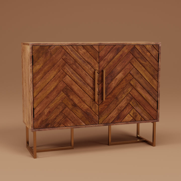 Herringbone 36" Wide Sideboard