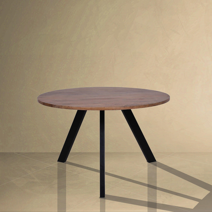 Plano Round Dining Table - Mango and Acacia