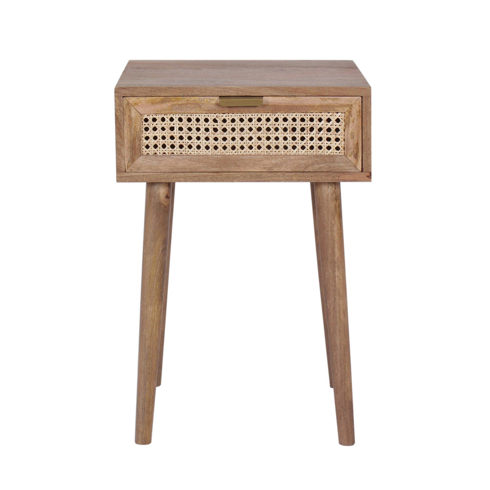 Oslo Cane Side Table - Mango and Acacia