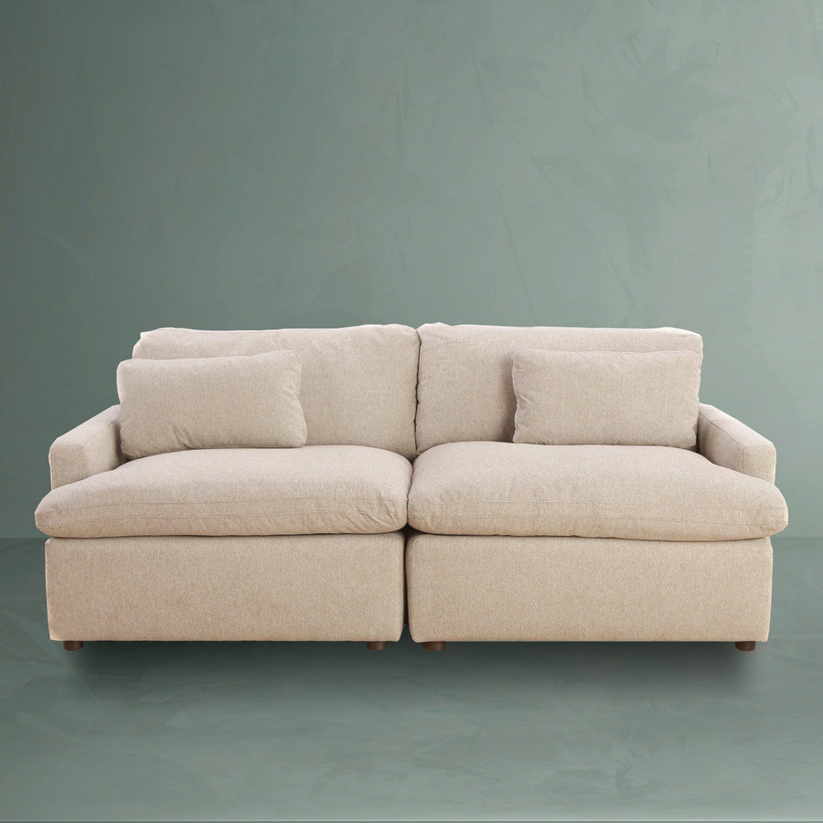 M&A Kloud 2-Piece Sectional Sofa - Mango and Acacia